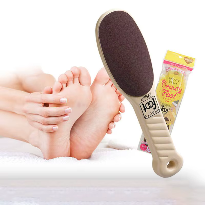 Planche de pied de ponçage et de frottement double face, élimination de la fréquence des callosités de la peau, brosse KerBrian, grattoir à talon, lime à planche de meulage des pieds