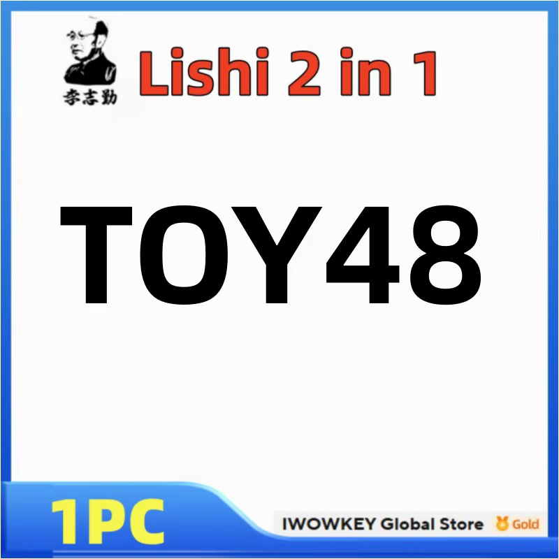 IWOWKEY Lishi Outil 2 en 1 TOY2025 TOY51 TOY2014 TOY43-ign TOY43AT-Ign TOY43R-ign TOY2018 TOY38R TOY40 TOY43 TOY43AT TOY43R