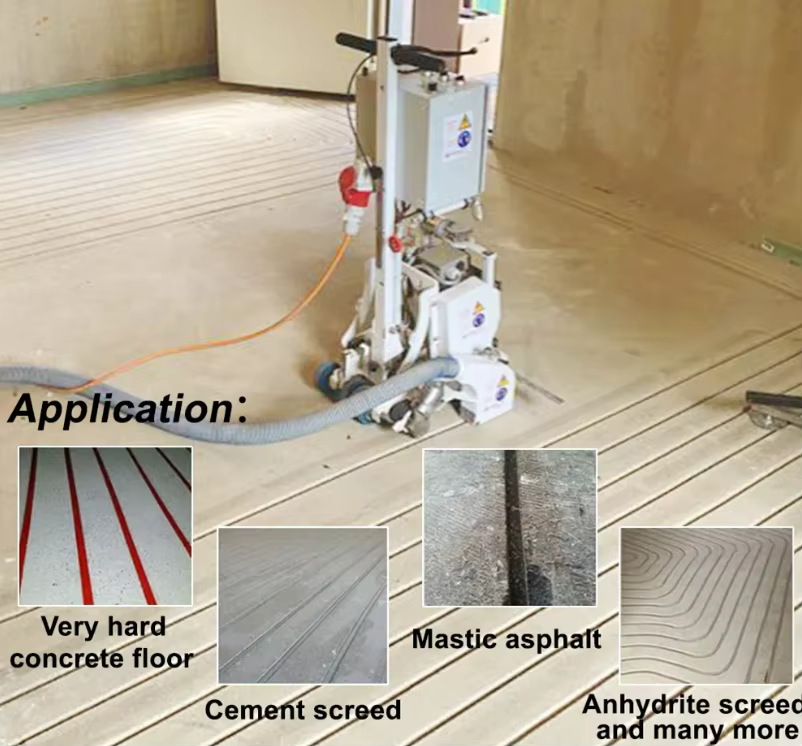 Lame de scie à pointe diamantée pour tubes chauffants au sol