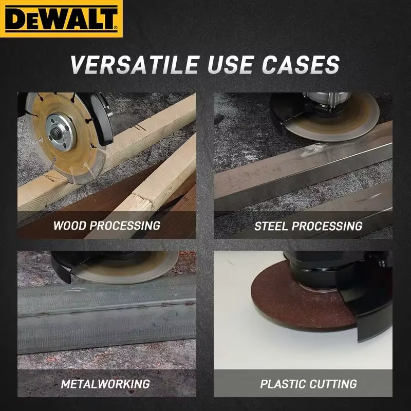 Meuleuse sans fil DEWALT DCG414 (125 mm) : Outil multifonction pour la découpe et le polissage intensifs