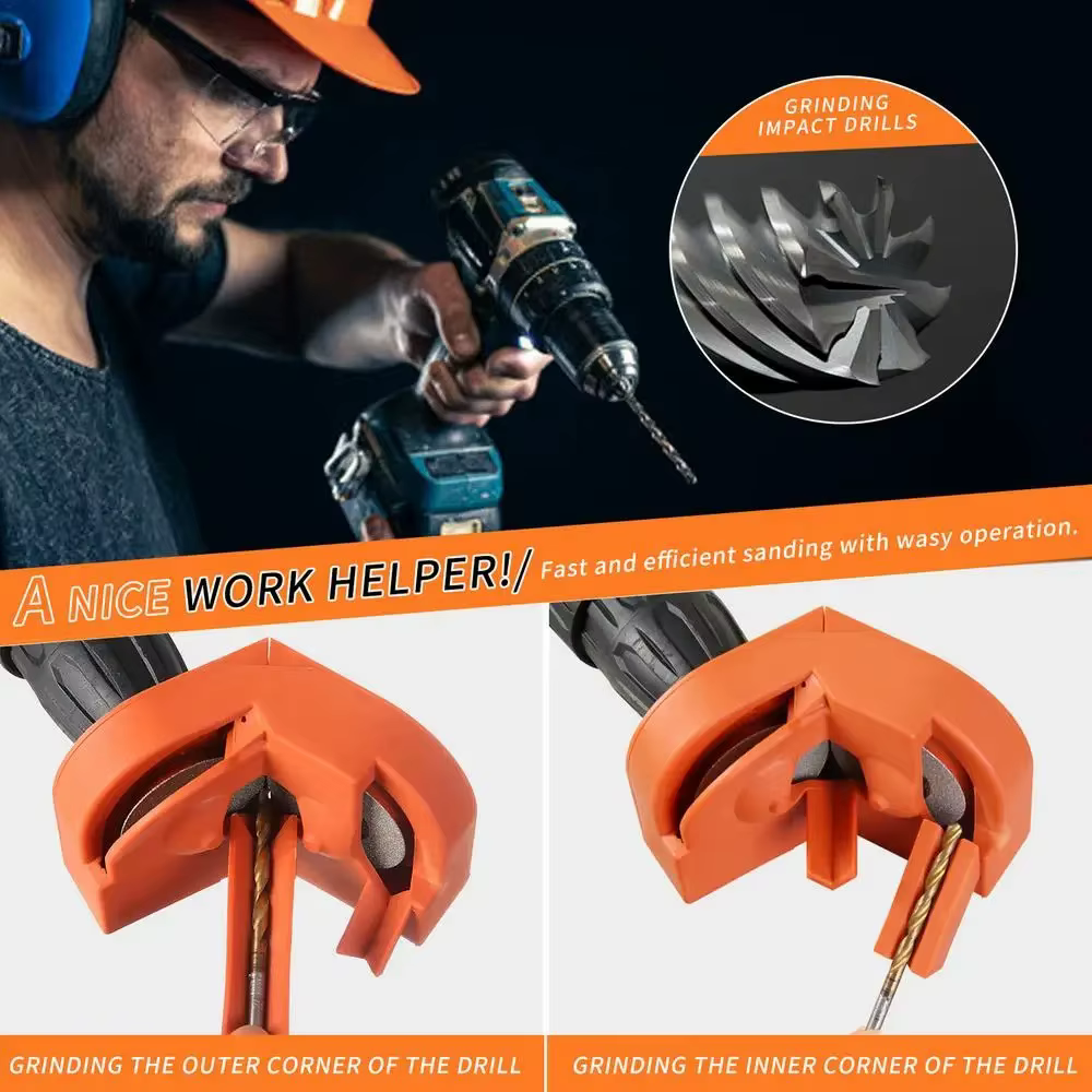 Affûteur de forets électrique à percussion en forme de V