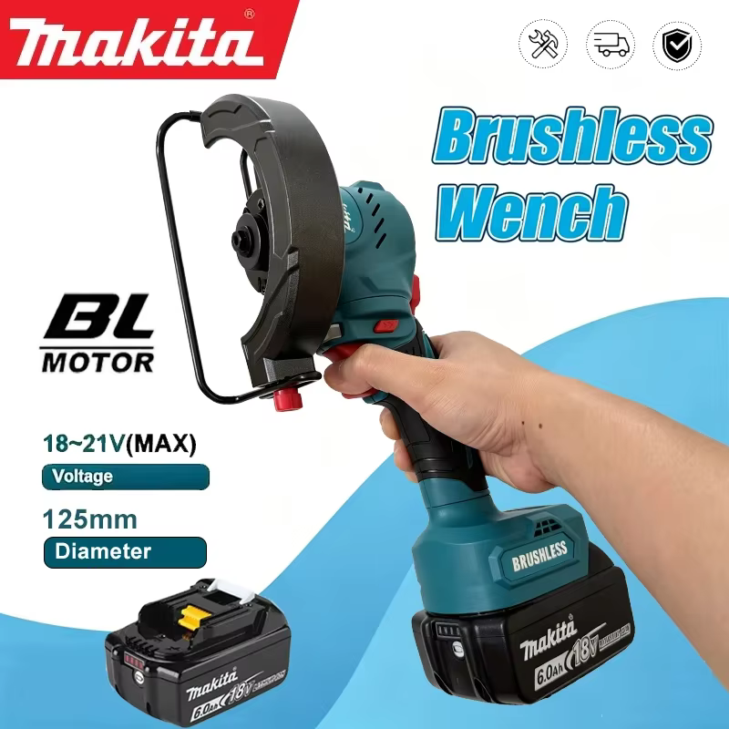Meuleuse d'angle multifonction Makita 125 mm sans balais
