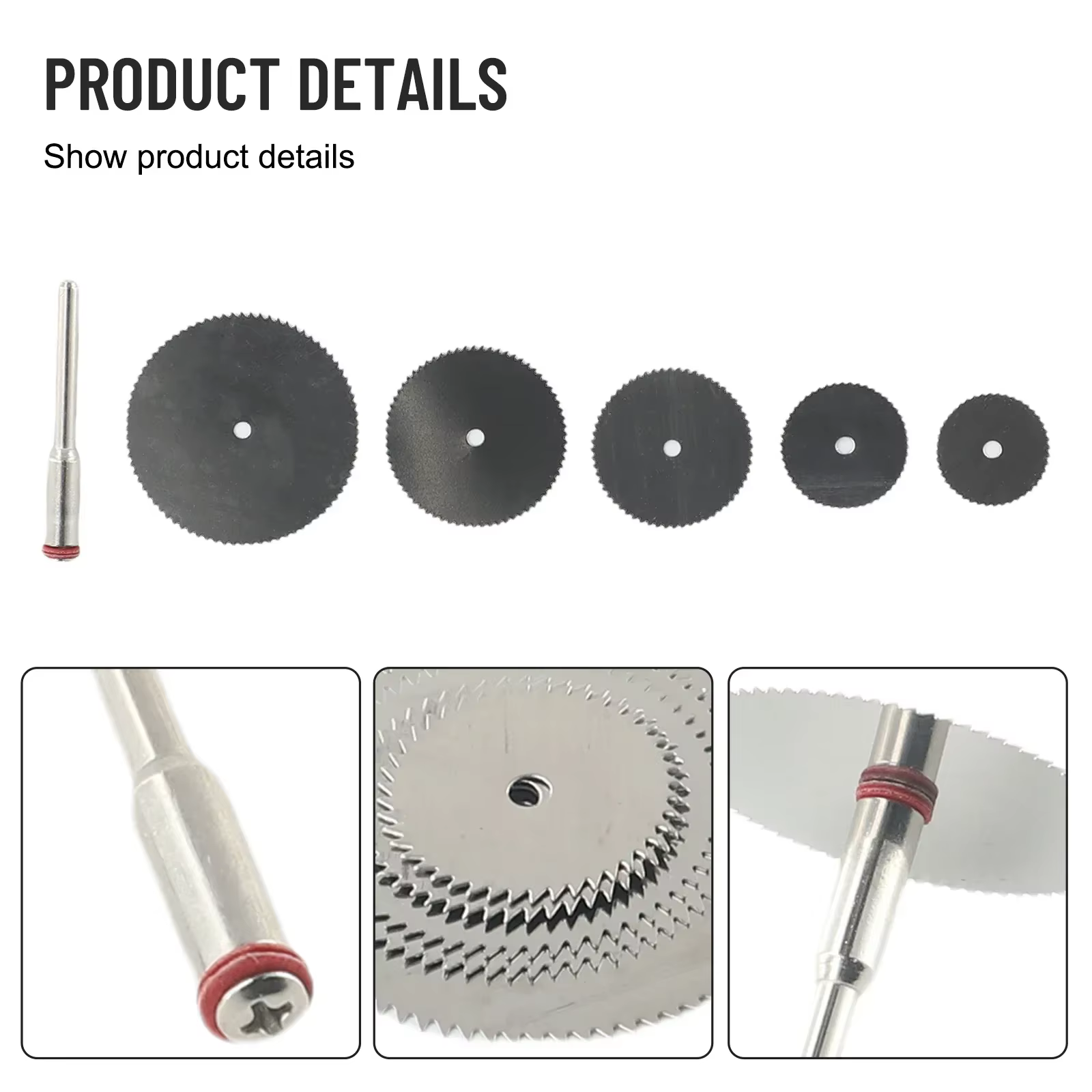 Lame de scie circulaire avec mandrin de 3MM
