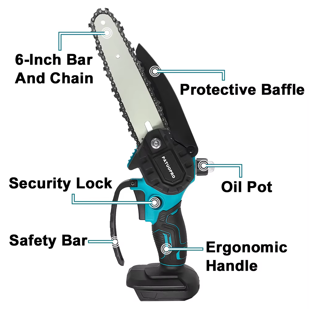 Makita – Mini scie électrique sans fil de 6 pouces