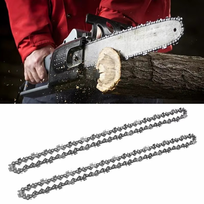 Chaîne de tronçonneuse 3/8 "LP 40/45/50/52/55//56/59 maillons d'entraînement.050" jauge 10/12/14/16 pouces accessoire de scie électrique tronçonneuse de remplacement