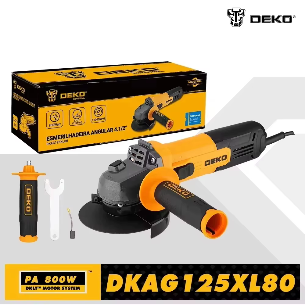DEKO nouvelle rectifieuse d'angle électrique 115mm 800W 11000 tr/min métal bois outil