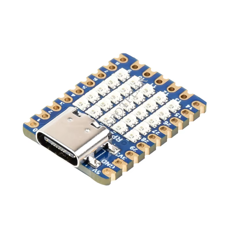 Carte de développement Raspberry Pi RP2040-Matrix 5 × 5 RP2040 RGB LED matrice basée sur le processeur double cœur