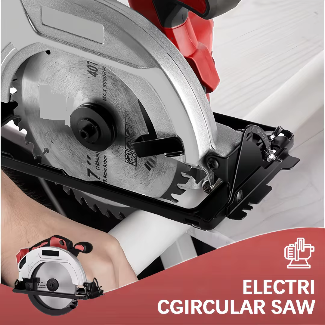 Scie circulaire électrique sans fil de 7 pouces