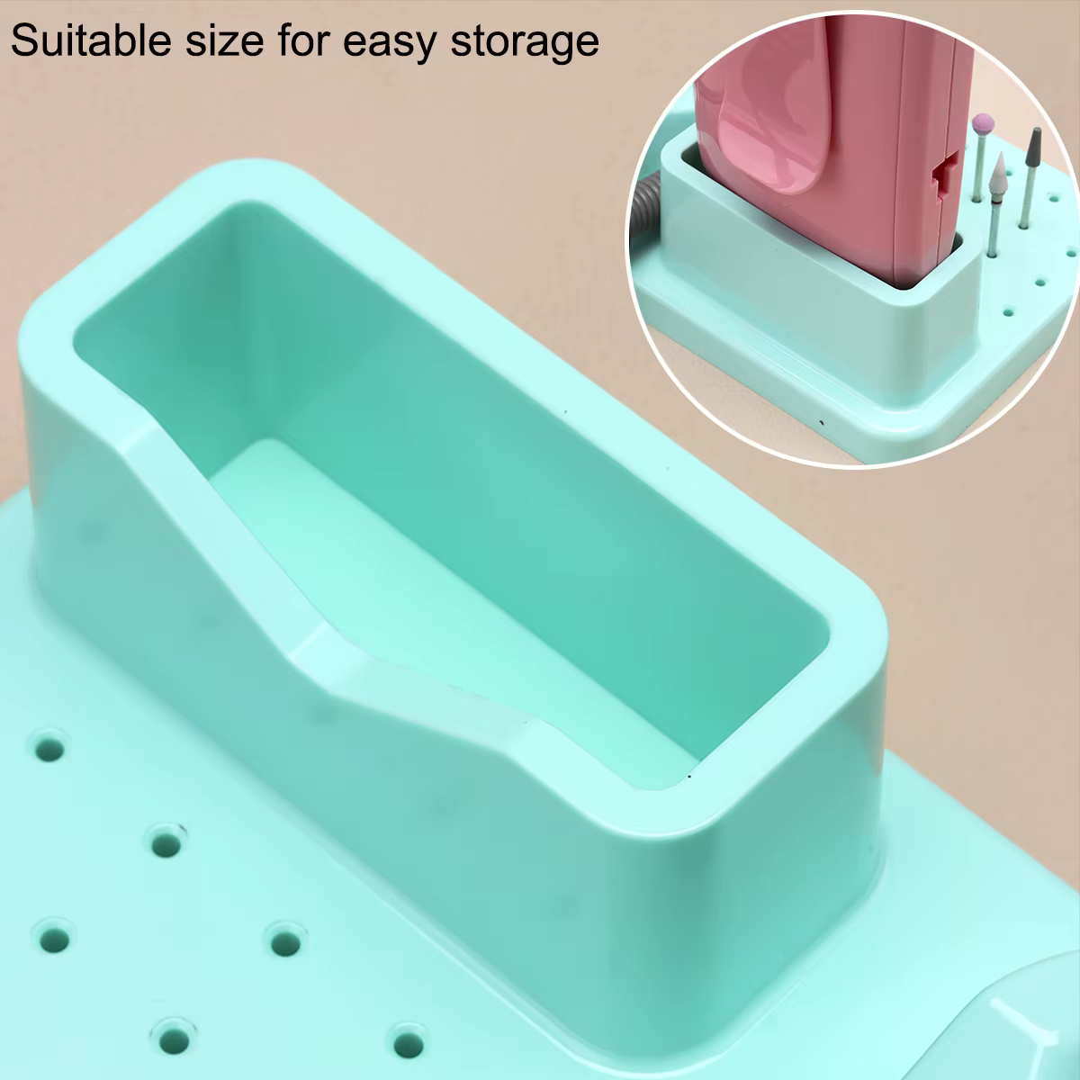 Boîte de rangement multifonctionnelle pour meuleuse