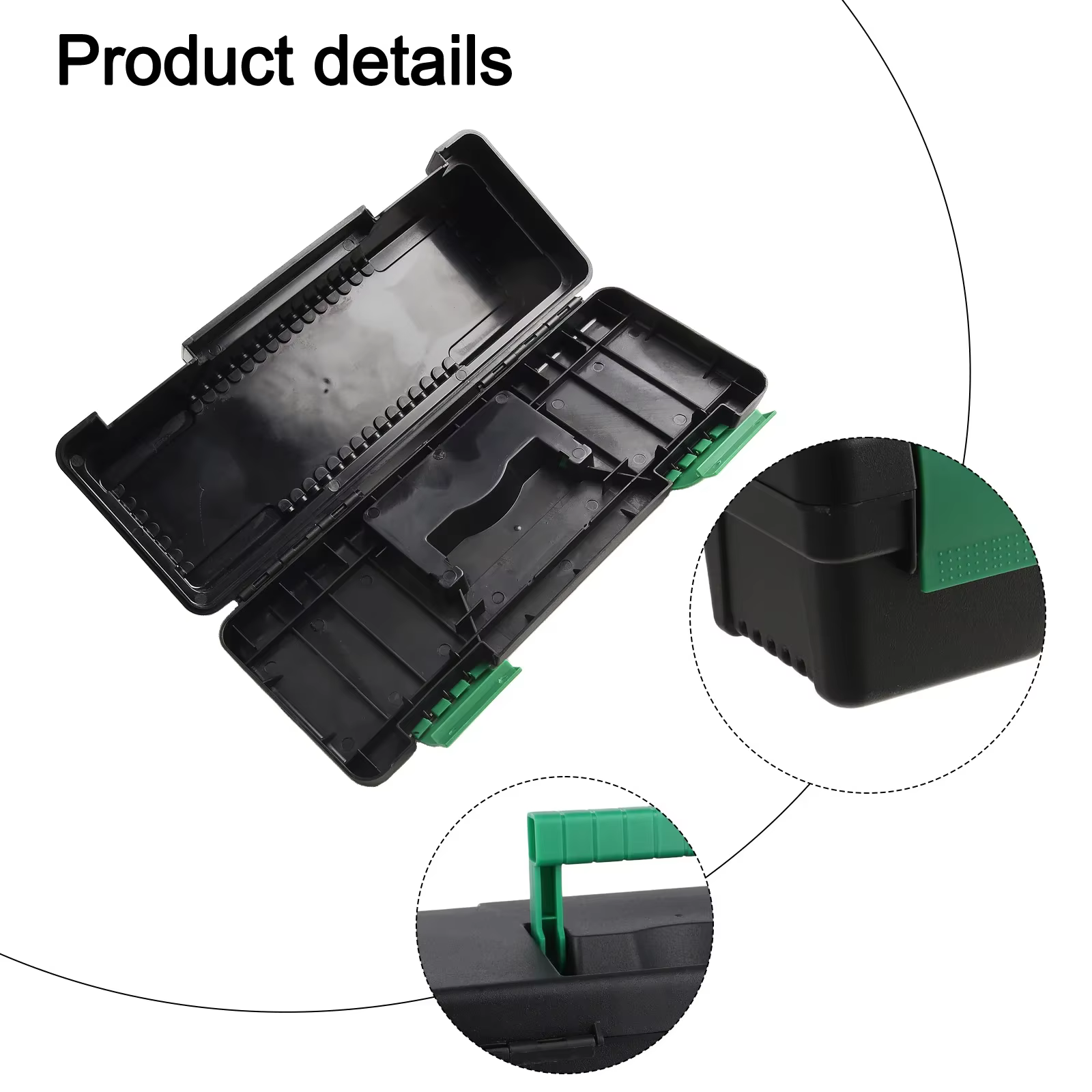 Boîte à outils en plastique de 10 pouces