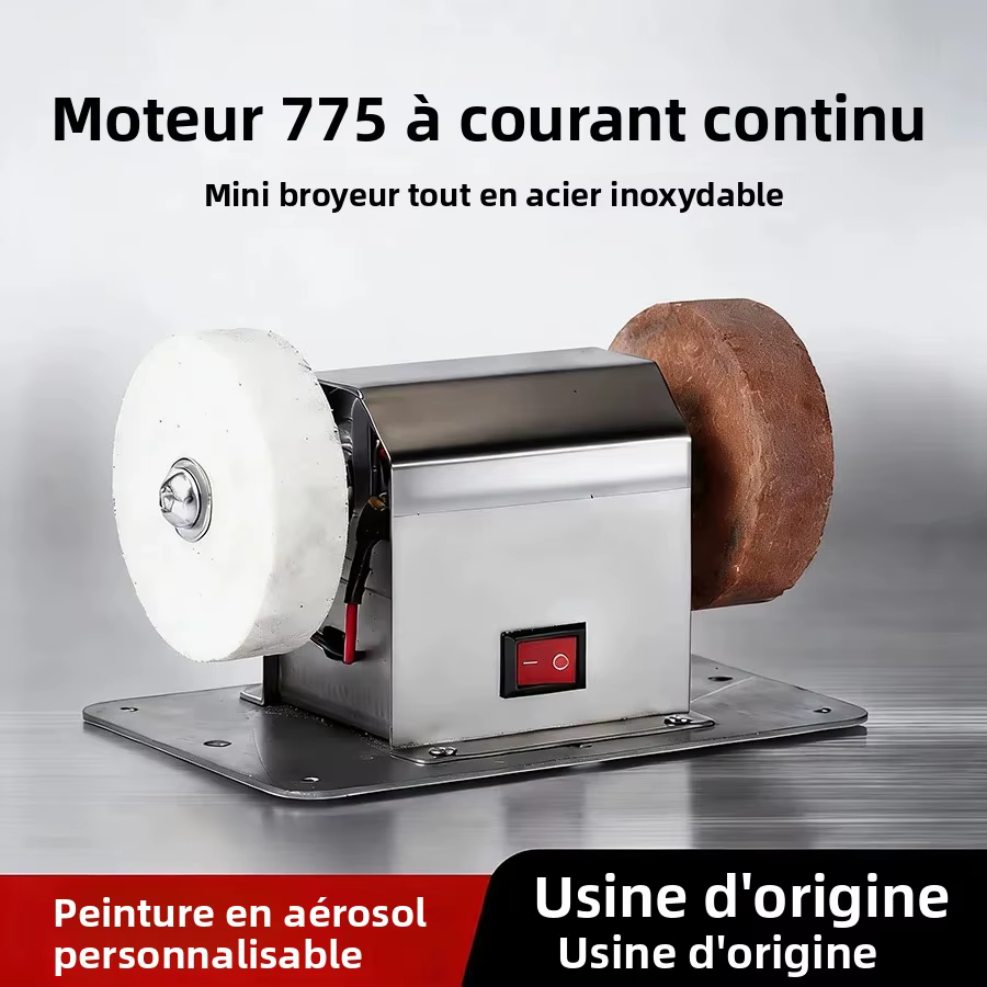 Mini meuleuse électrique de table