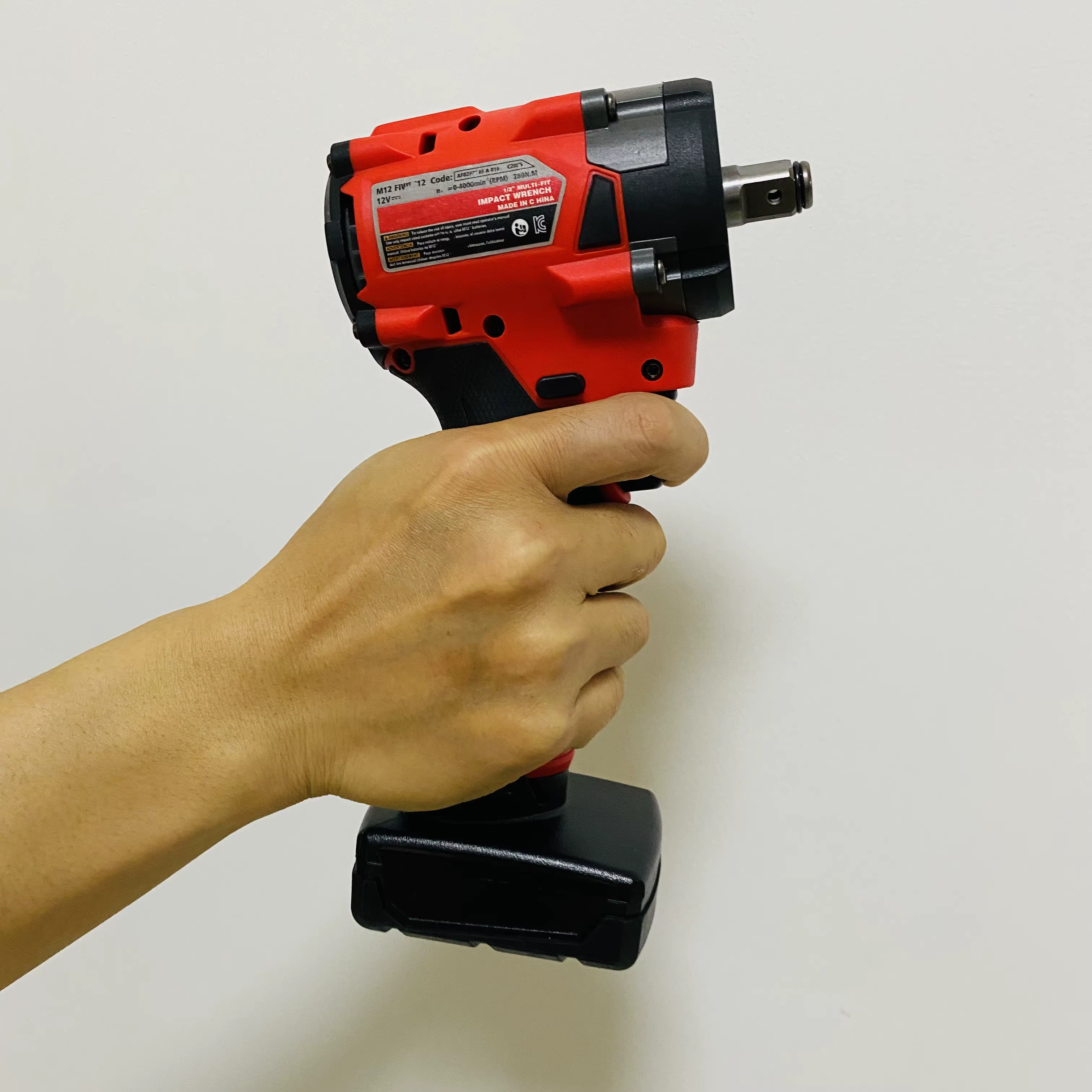 Clé électrique sans balais pour batterie Milwaukee 12V