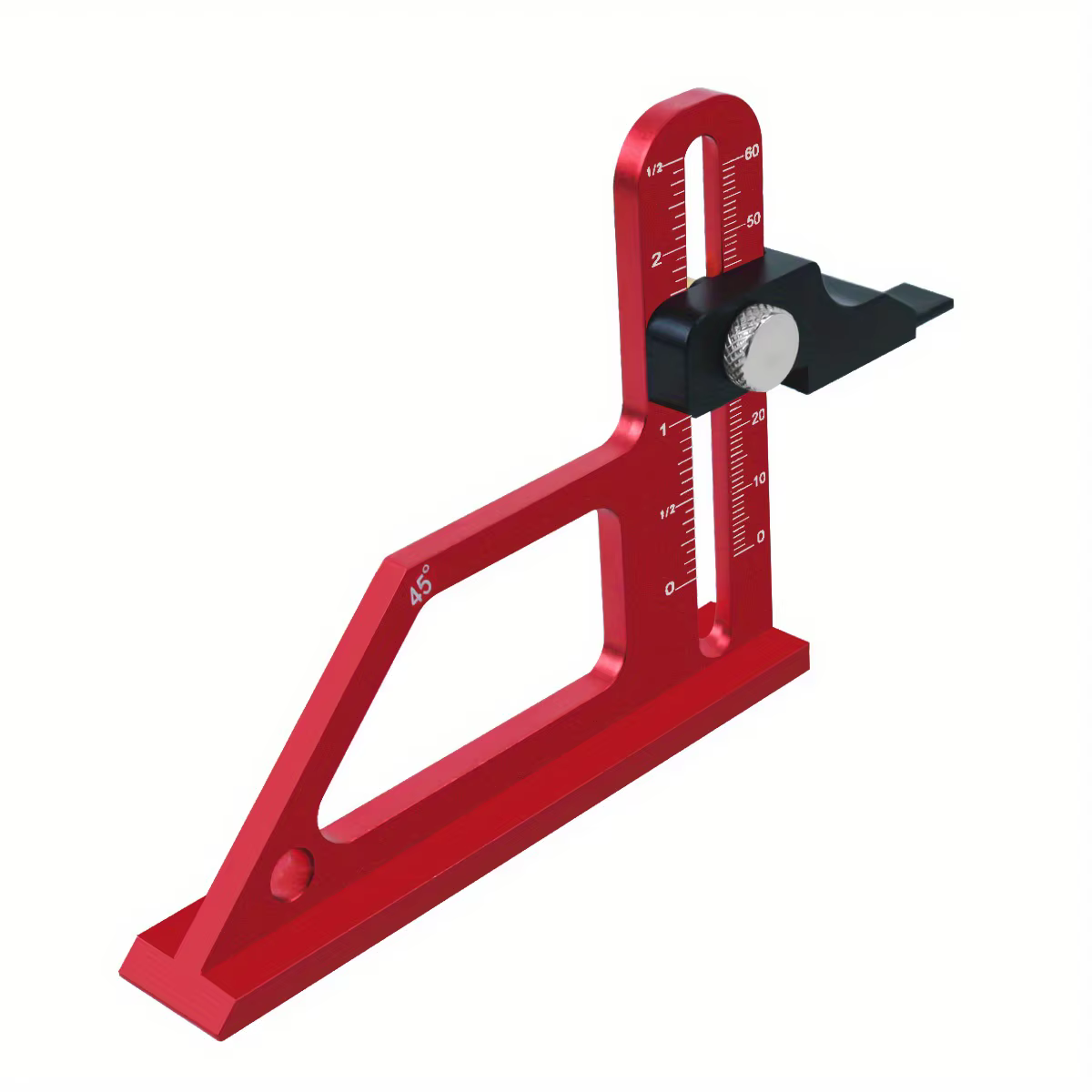 Jauge de profondeur de scie de table réglable en alliage d'aluminium