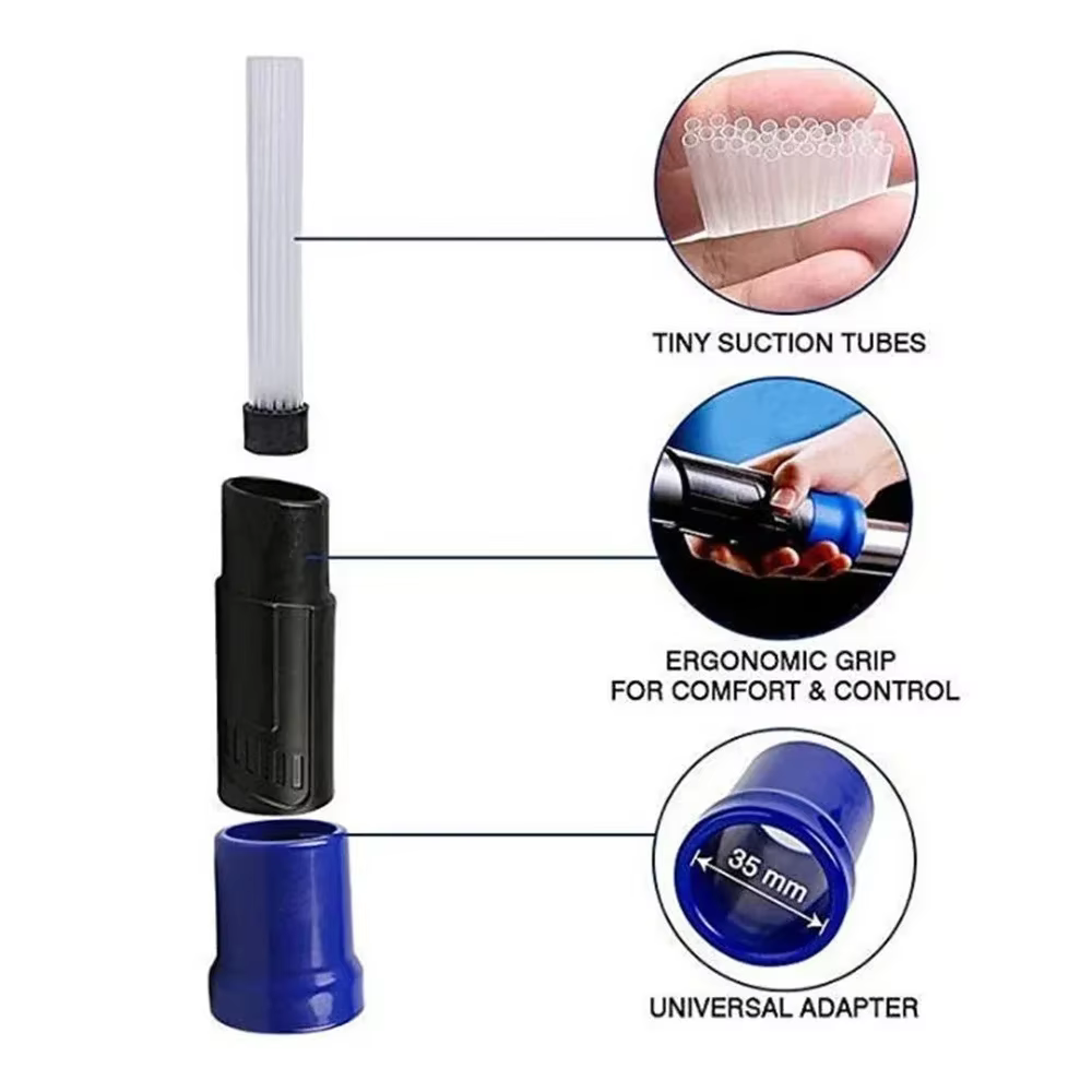 Tuyaux d'aspirateur multifonctionnels, brosse anti-poussière et saleté, accessoire universel portable pour aspirateur, outils de nettoyage domestique