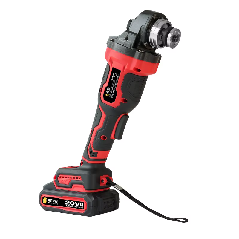 Meuleuse d'angle électrique rechargeable haute vitesse et puissante, moteur sans balais à vitesse réglable, sans fil, pour usage industriel et bricolage