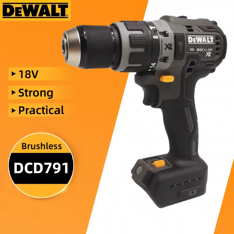 Perceuse-visseuse compacte sans fil DEWALT DCD791 : Outil électrique multifonctionnel pour des travaux de perçage et de fixation efficaces à domicile