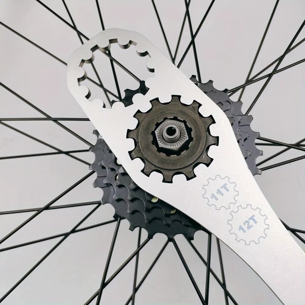 Outil de retrait de roue libre d'engrenage de vélo-pignon réglable et clé
