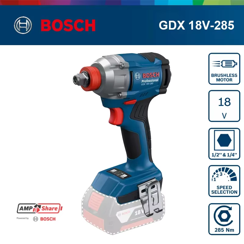 Clé à chocs sans fil Bosch GDX 18V-285