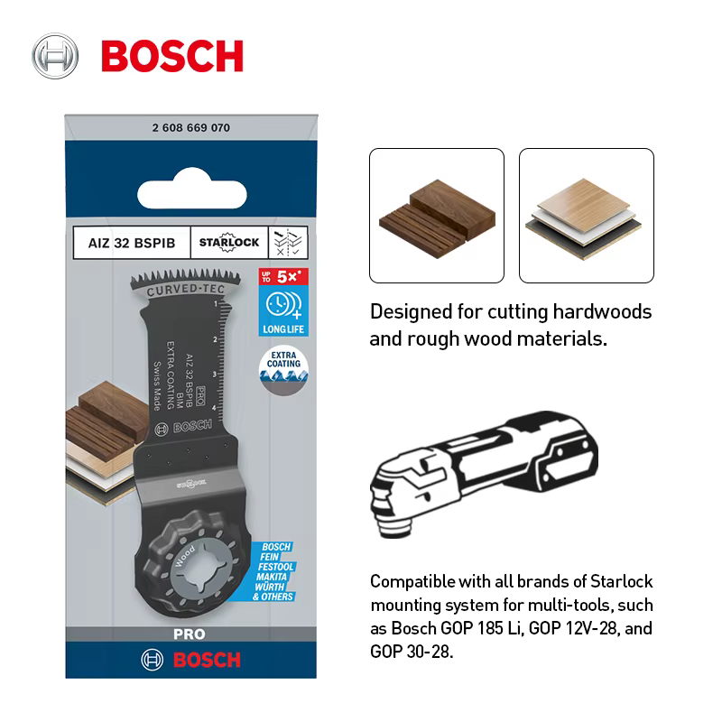 Lame de coupe pour bois Bosch Starlock série EXPERT lames de scie accessoires professionnels