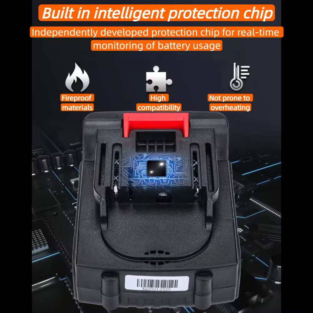 Batterie Li-ion 18V 7500mAh pour outils électriques sans fil