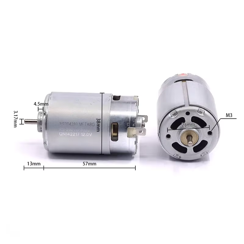 MABUCHI RS-550VD-8520 317004280 Moteur électrique haute vitesse DC 12V 22000RPM pour perceuse sans fil METABO