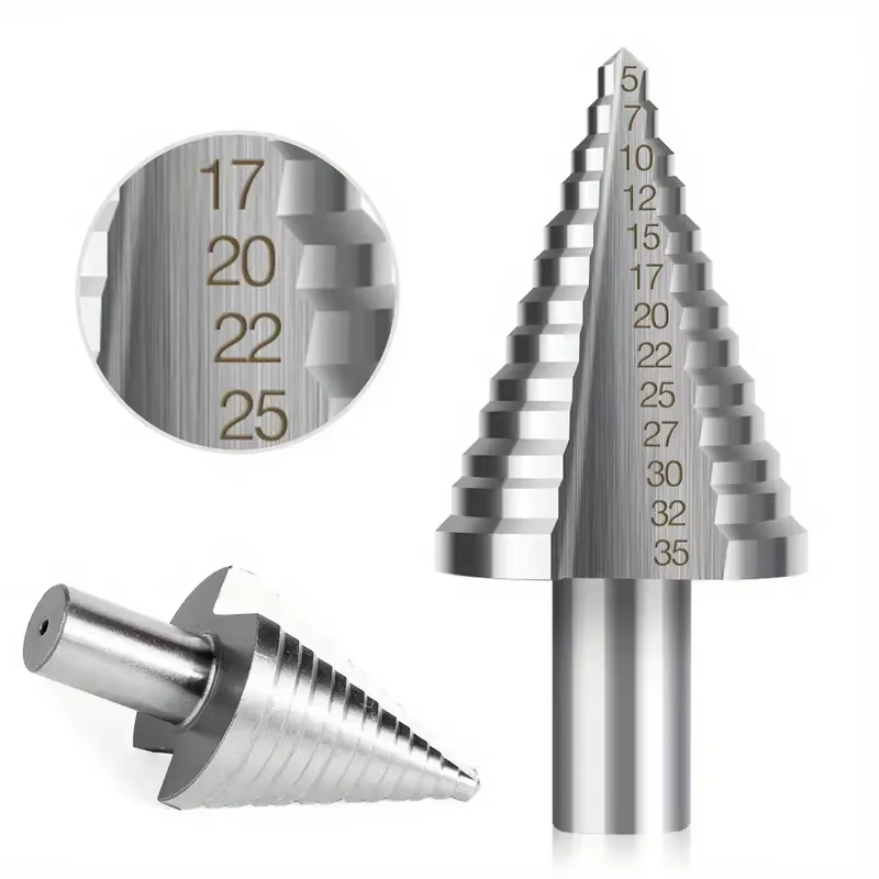 Foret étagé en acier rapide 5-35MM, foret pour bois et métal, outils électriques HSS, coupe-trou, alésoir industriel, accessoires d'outils