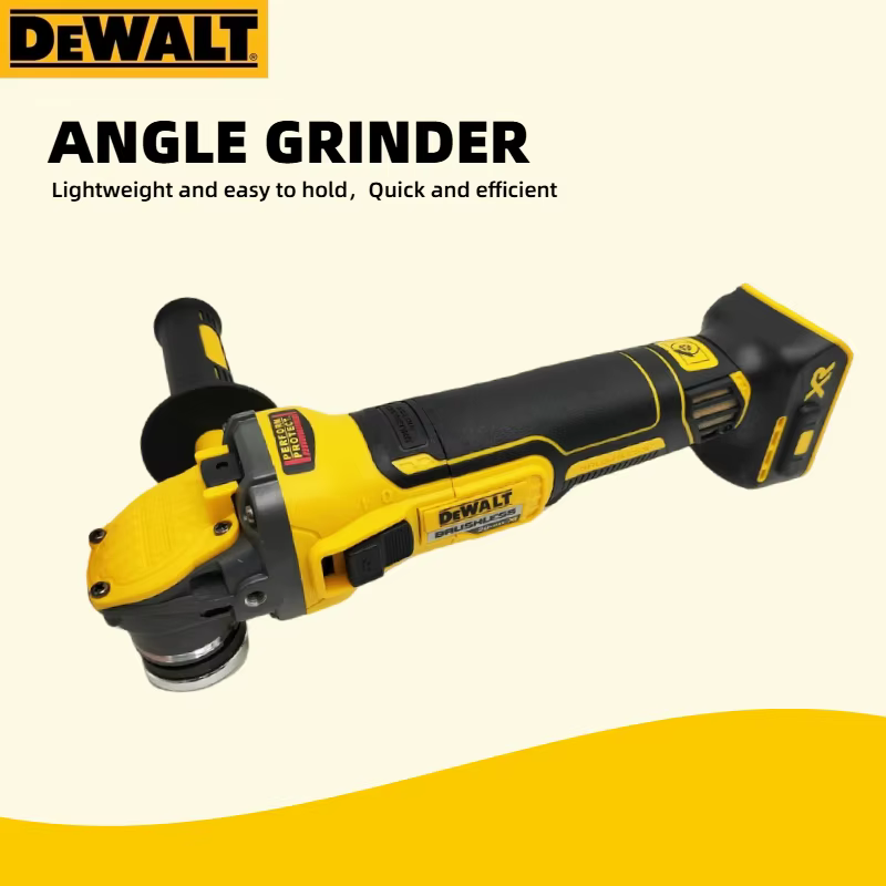 Meuleuse d'angle sans fil DEWALT DCG409 sans balais 20V : machine portable rechargeable de 125 mm pour la découpe