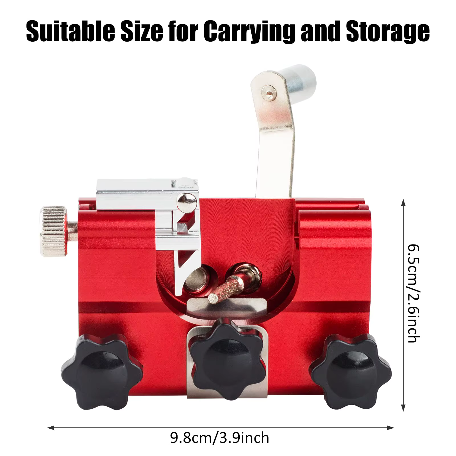 Affûteur de tronçonneuse avec 3 pierres de meuleuse
