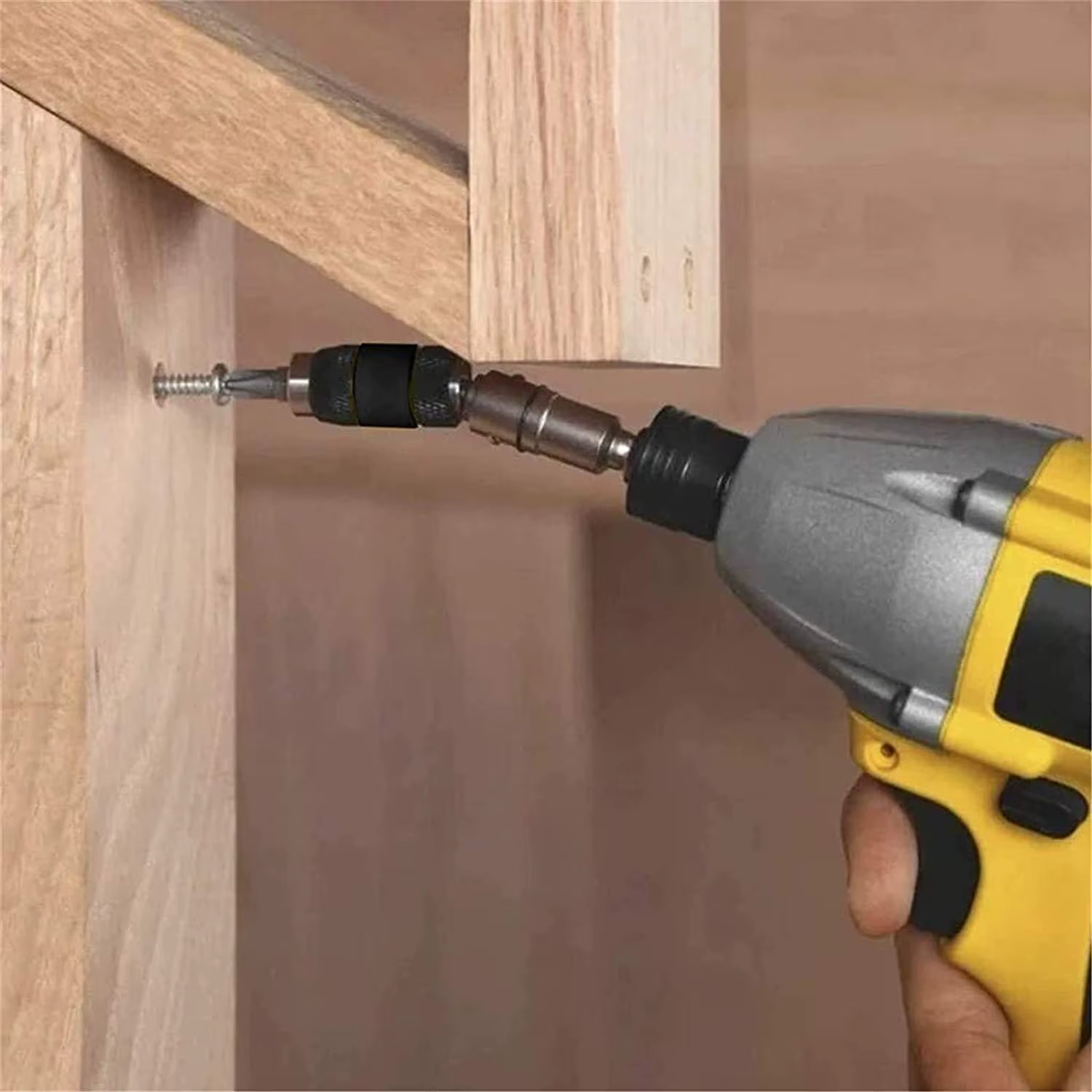 Porte-embout de perceuse magnétique pivotant