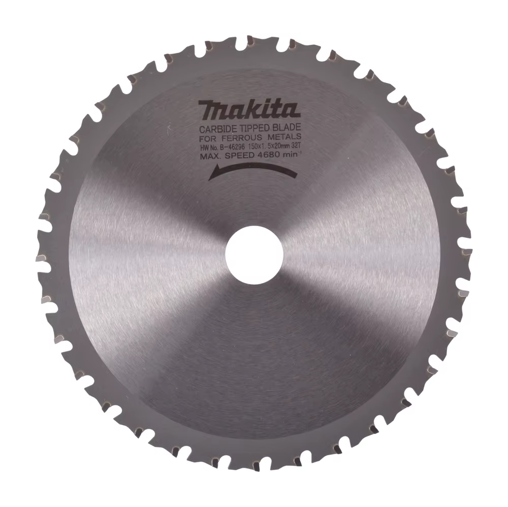 Lame de scie à métaux originale Makita B-46296, 150x20x32T, coupe rapide et lisse, accessoires pour outils de scie circulaire