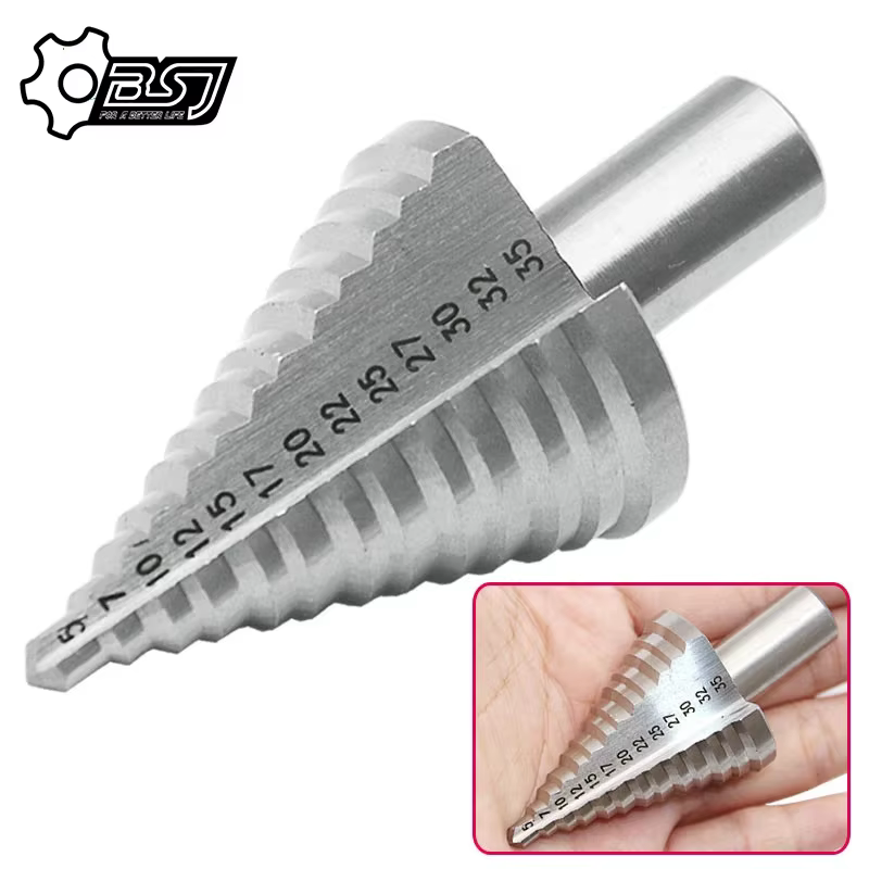 Foret étagé en acier rapide 5-35MM, foret pour bois et métal, outils électriques HSS, coupe-trou, alésoir industriel, accessoires d'outils