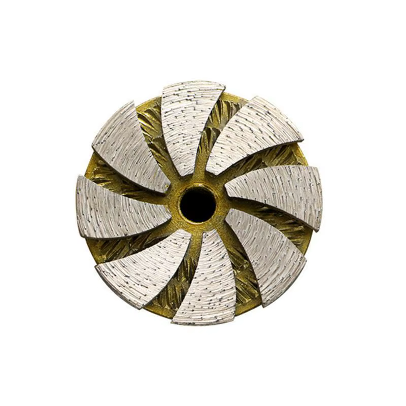 1 pièce Disque de meulage à sec diamanté 35-50 mm en forme de bol pour béton