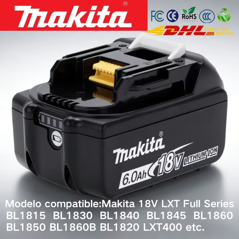Batterie Makita 18V 6.0Ah 100% authentique