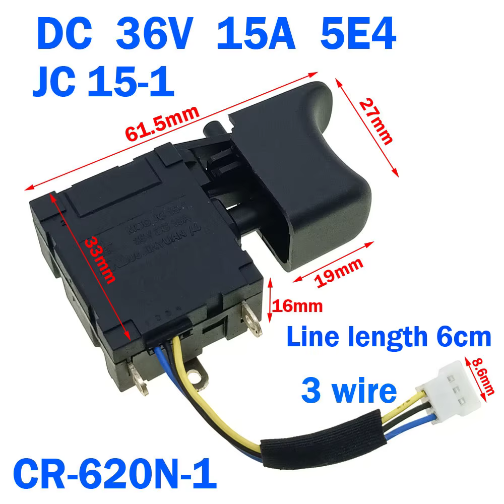 Perceuse électrique DC 36V 42V 60V