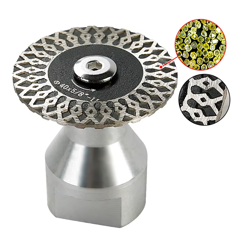 LOZLIN Lame de scie diamantée mini 40 mm avec filetage