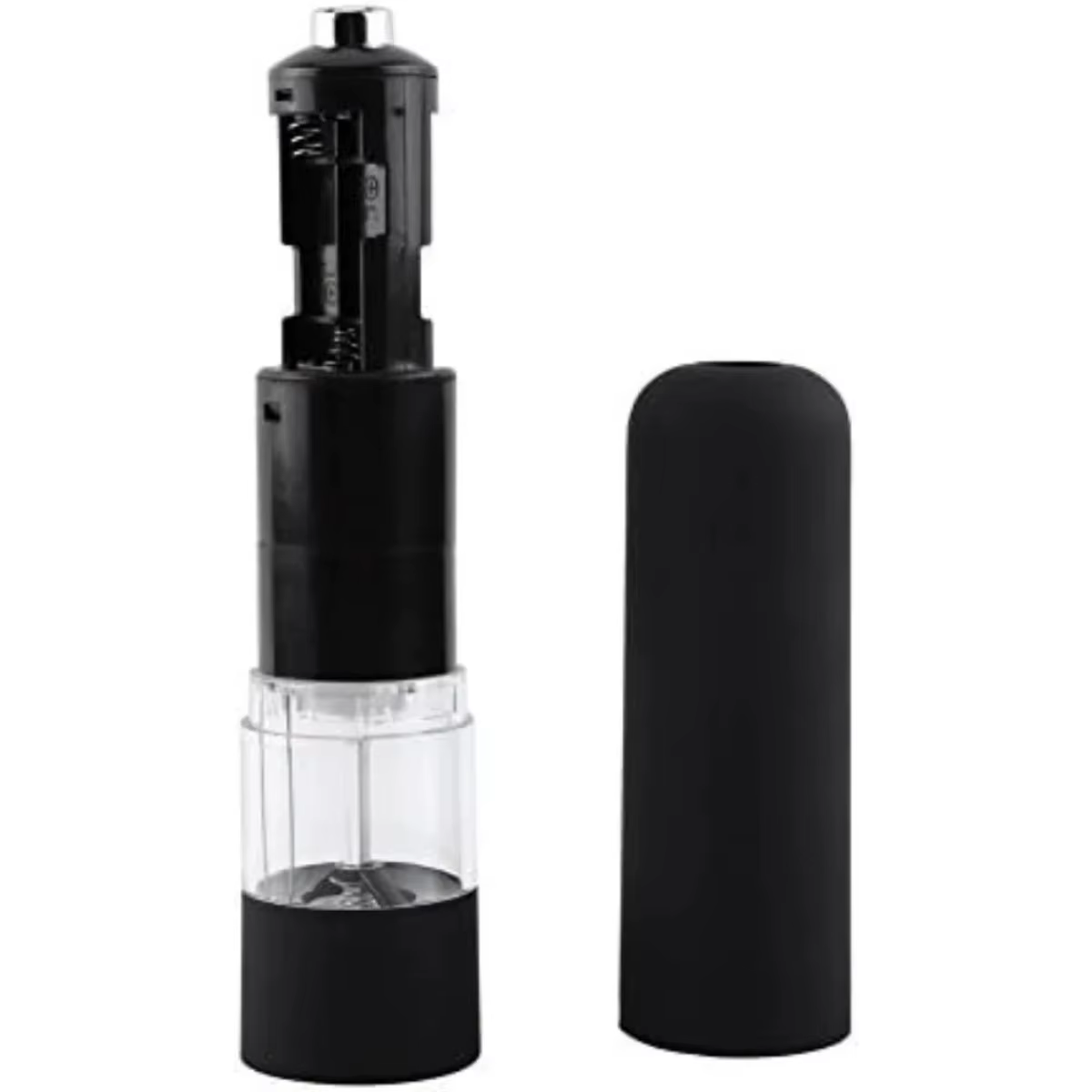 Moulin à sel et à poivre électrique, alimenté par batterie, fonctionnement automatique à une main avec grossièreté légère et réglable