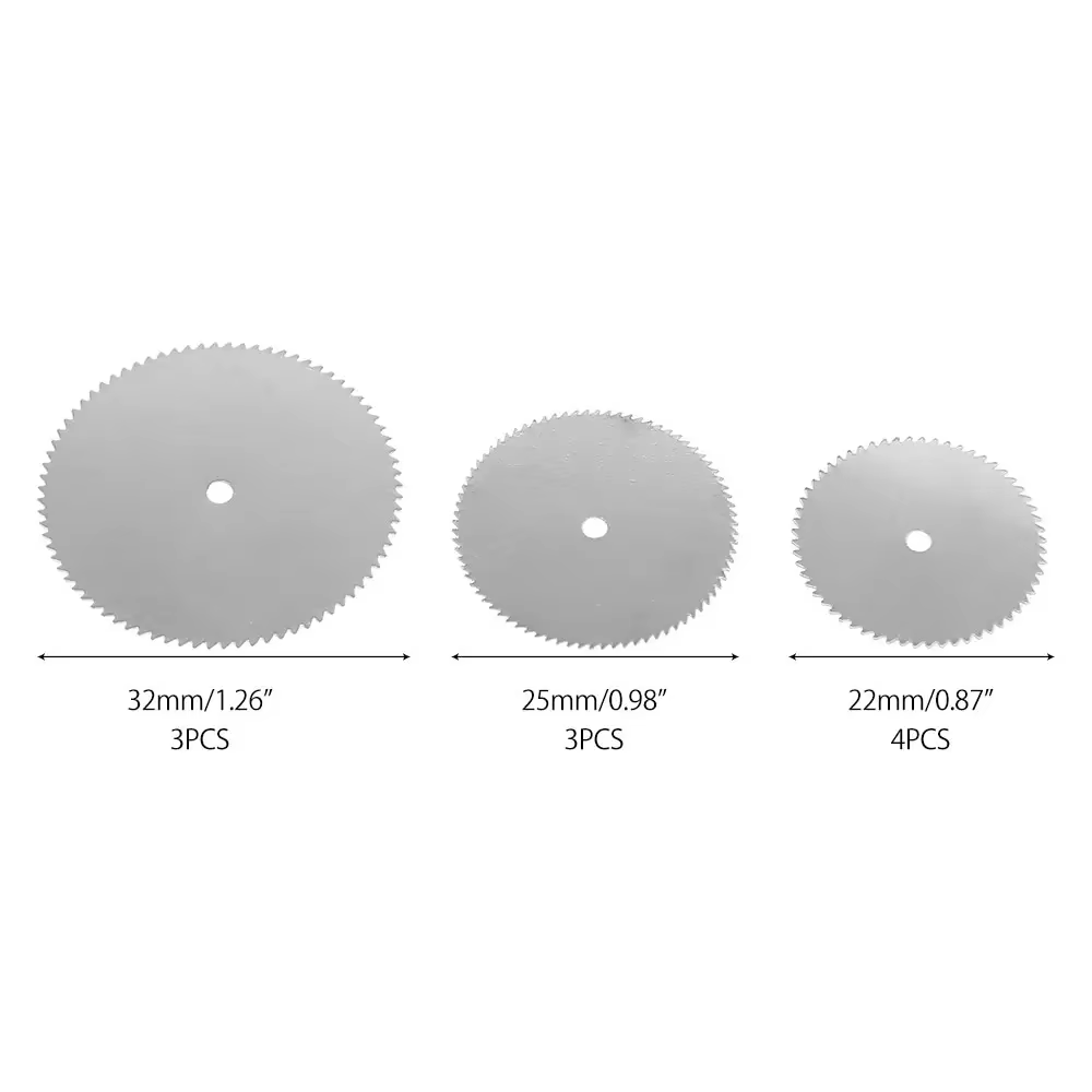 Mini lame de scie circulaire en acier inoxydable