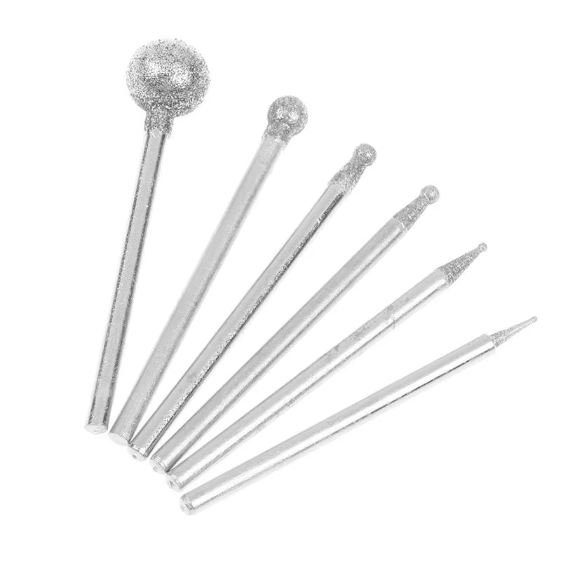 Outil de sculpture de précision pour meuleuse avec bavure ronde en diamant de 0