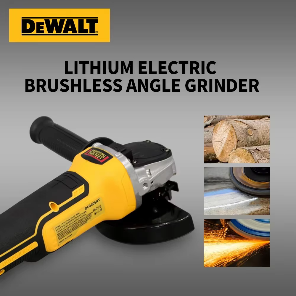 DEWALT 2025 DCG405 Meuleuse d'angle à tête plate 125 mm