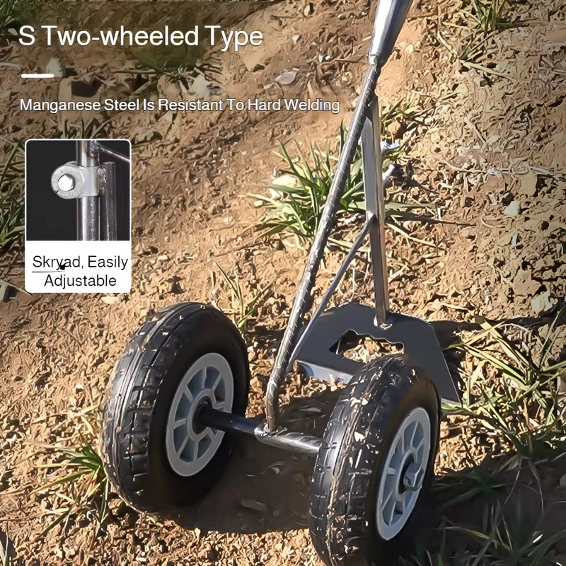 Cultivateur multifonction 3-en-1 à double roue