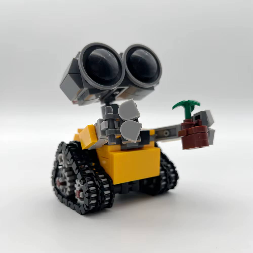 Film classique, plus de 200 pièces, mini robot Wall-e, blocs de construction MOC, modèle DIY, kits de briques, jouets créatifs pour enfants, cadeaux pour enfants et adultes
