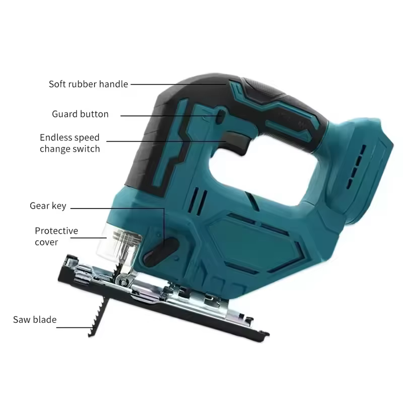 Makita DJV182Z 340W scie sauteuse électrique sans brosse avec poignée de baril sans fil outil