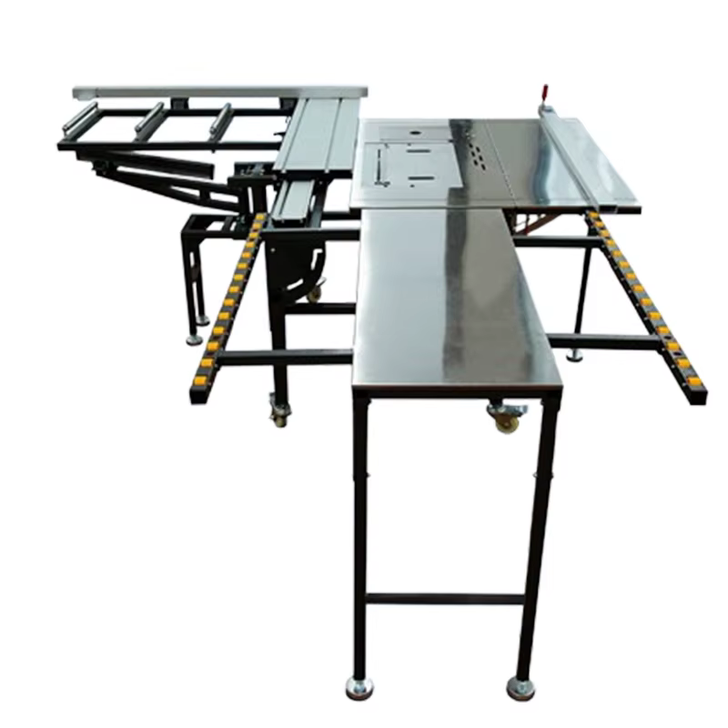 Scie à table multifonctionnelle WJS600B pour le travail du bois avec rail de guidage