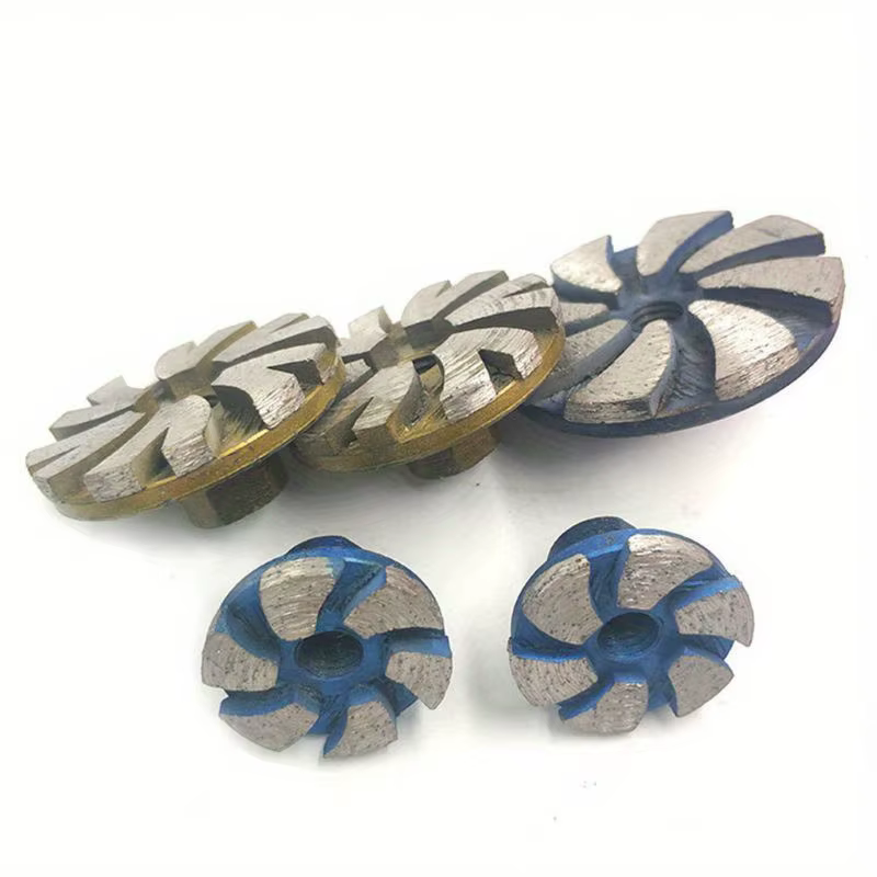 1 pièce Disque de meulage à sec diamanté 35-50 mm en forme de bol pour béton