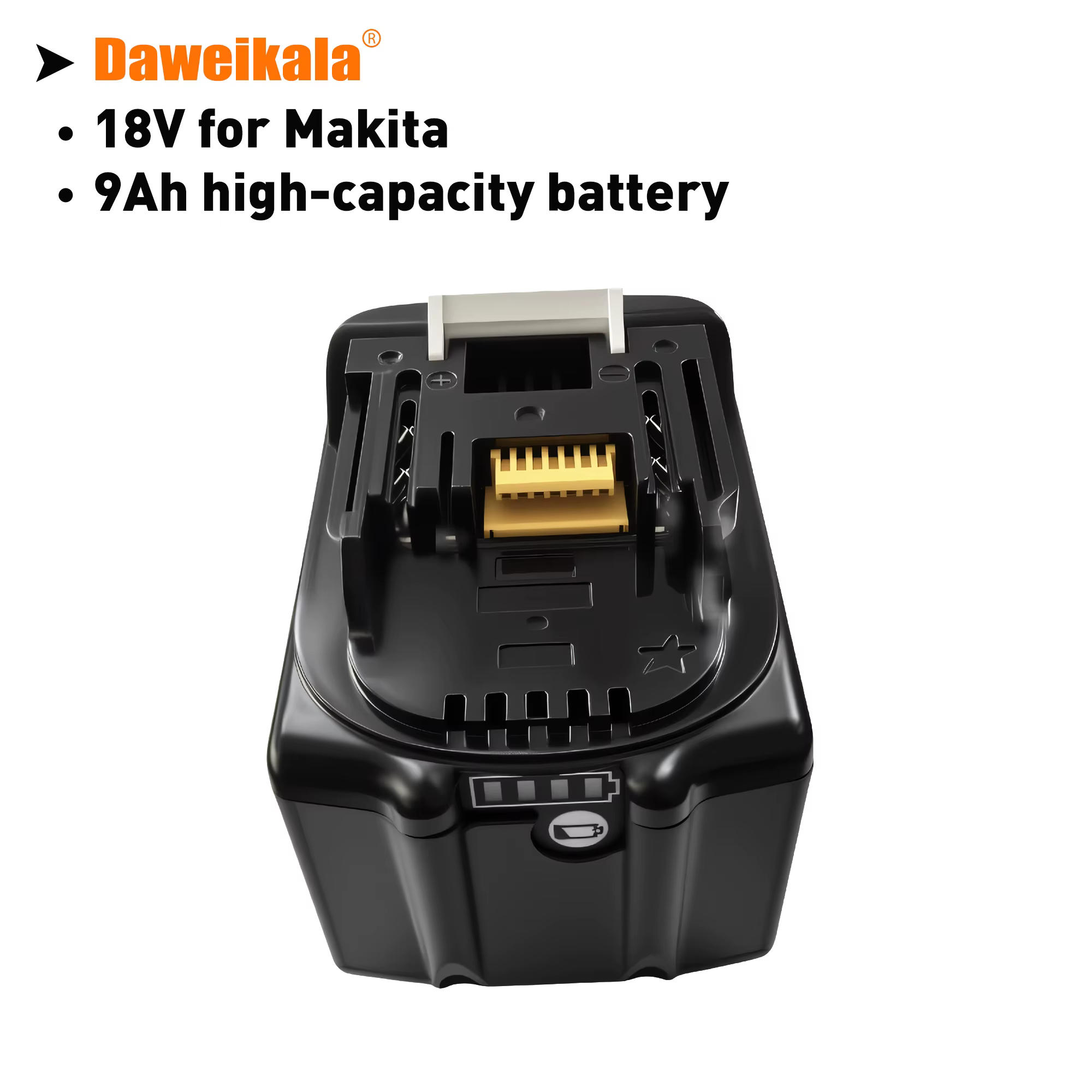 Batterie Rechargeable Li-Ion 18V 9Ah pour Makita