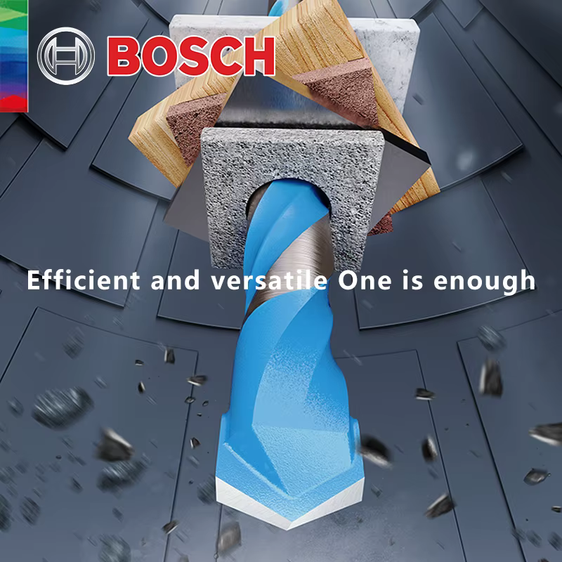 Bosch perceuse à torsion hexagonale 4/5/6/6/8mm 5 pièces carrelage bois/verre/céramique/ciment/alliage poinçonnage 2608900585 accessoires d'outils électriques