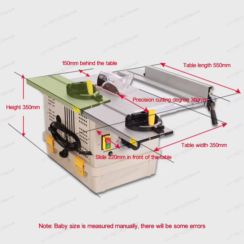 Scie à table multifonctionnelle sans poussière CB165-10
