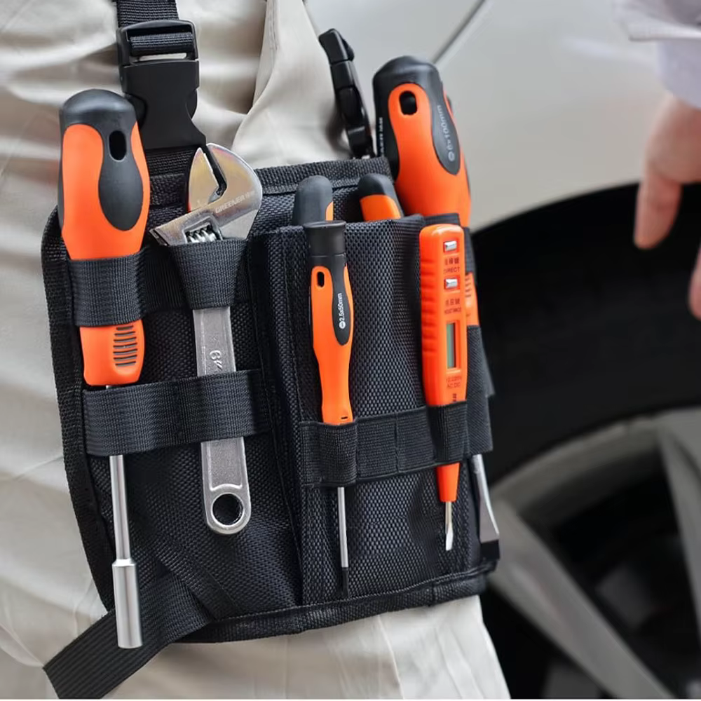 Sac à outils ceinture travail avec clip