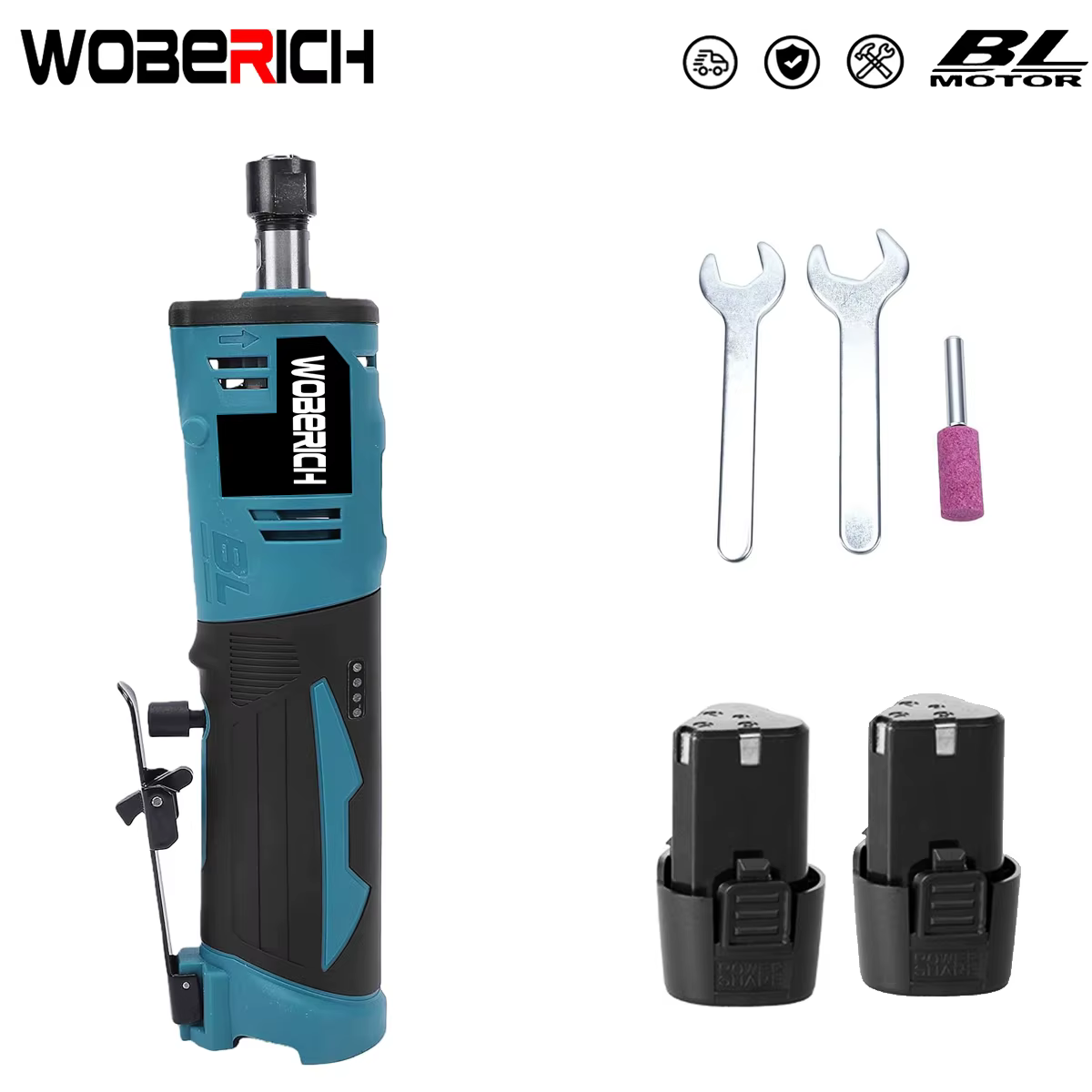 Meuleuse droite 12V sans fil