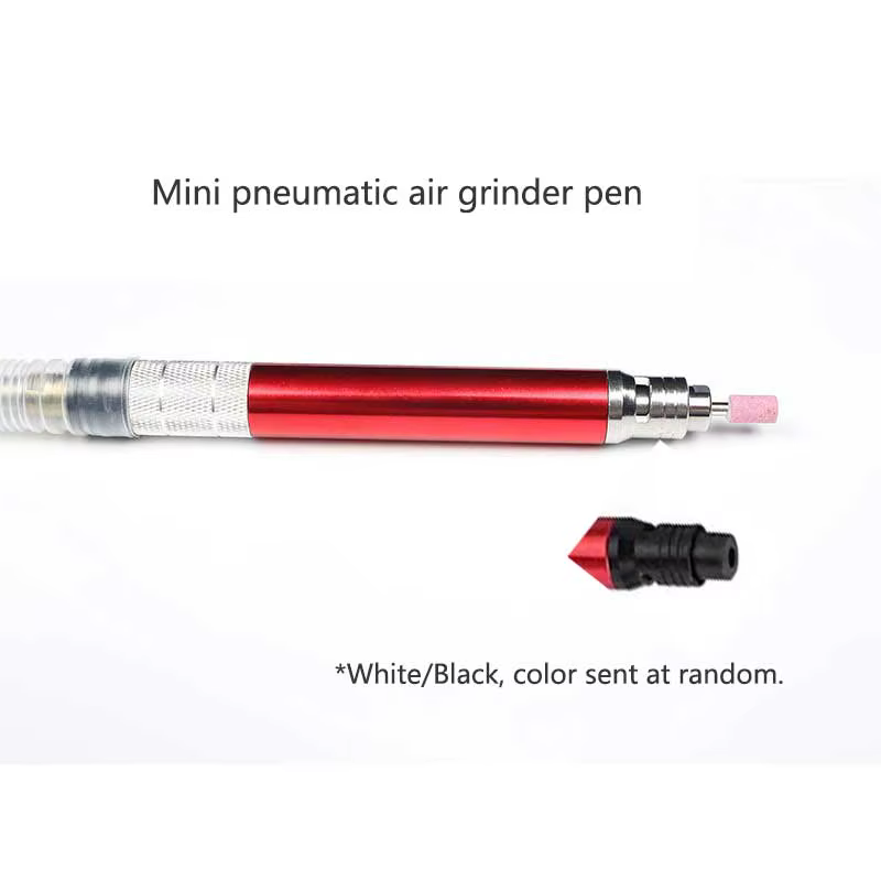Micro-meuleuse pneumatique, outil de meulage pneumatique 1/8 ", micro-meuleuse à air 5400 tr/min pour la sculpture, le polissage, le débavurage, accessoires d'outils pneumatiques